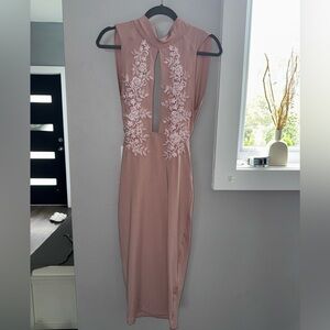 Oh Polly - pink embellished dress
